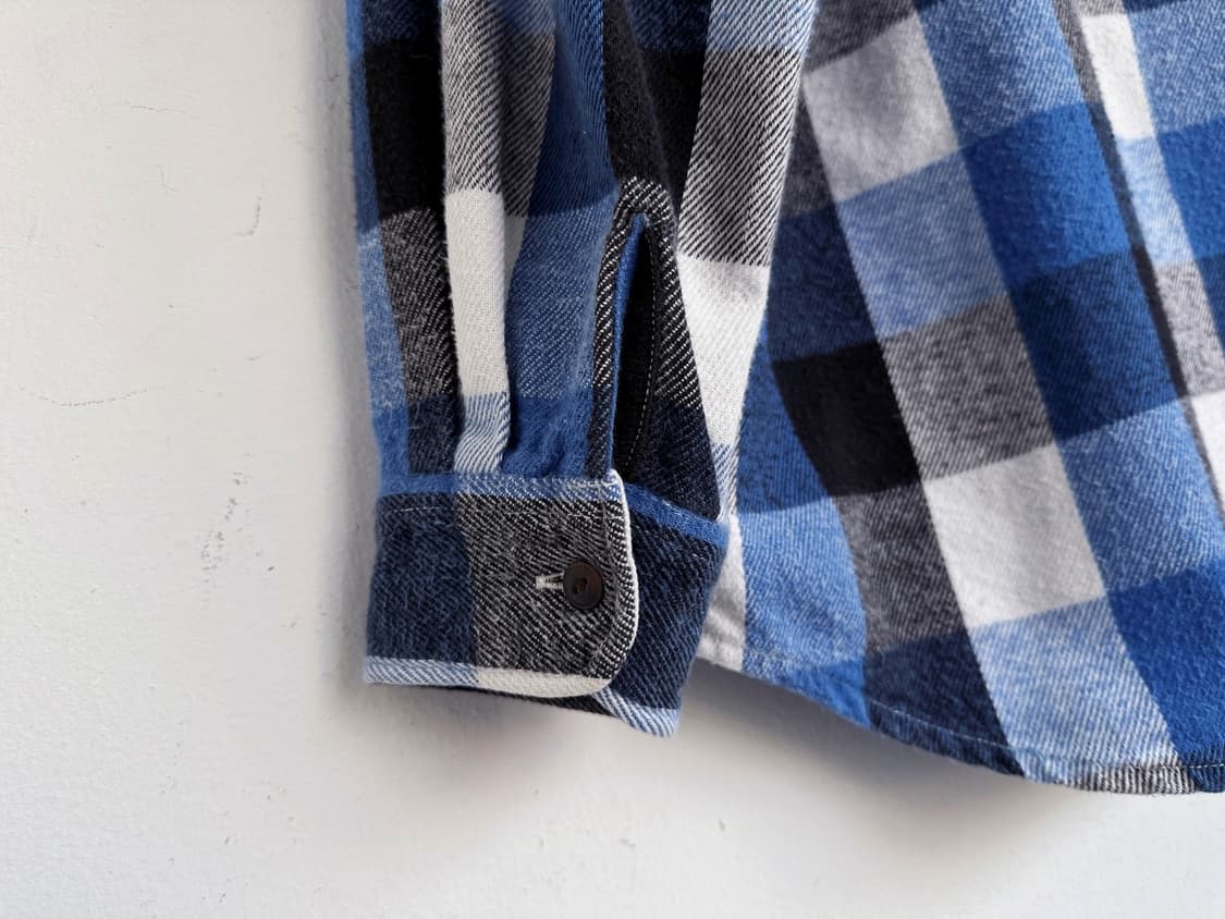 Cotton nel big check work shir 상품이미지5