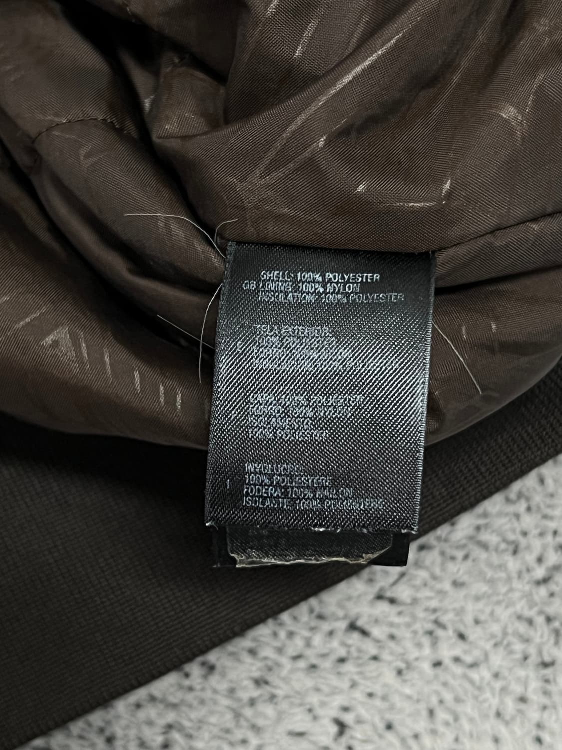 (S) 노스페이스 항공 우븐 점퍼 브라운 상품이미지4