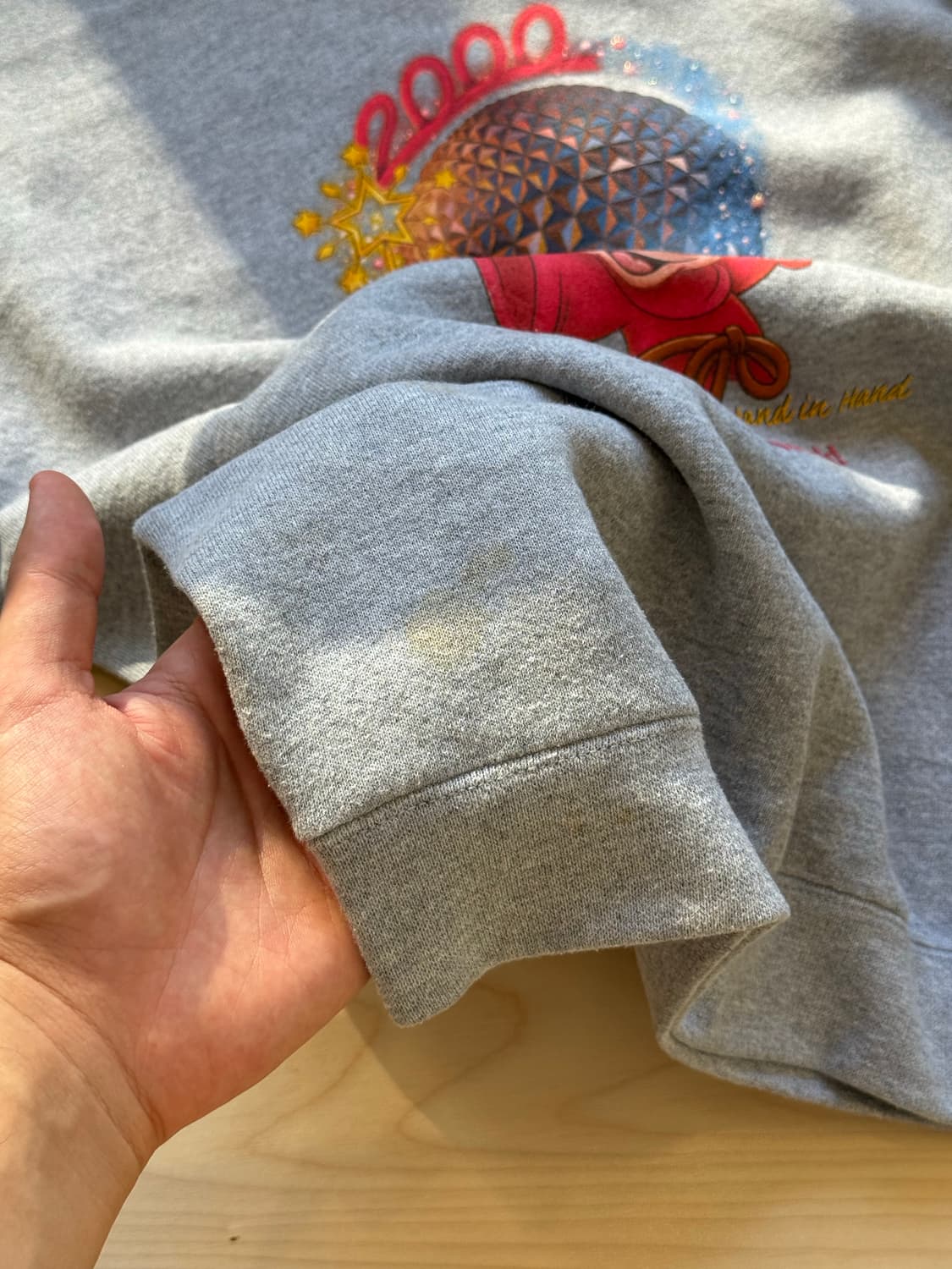 00s made in usa Disney Mickey Sweatshirt 상품이미지4