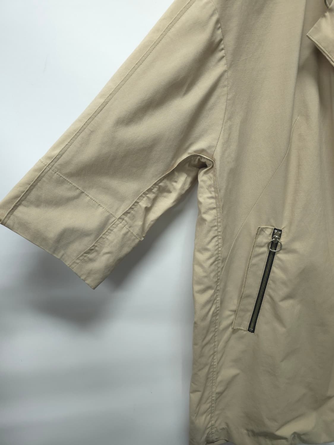 한섬 시스템 하프소매 루즈핏 간절기 코트 (66~66반) 상품이미지6