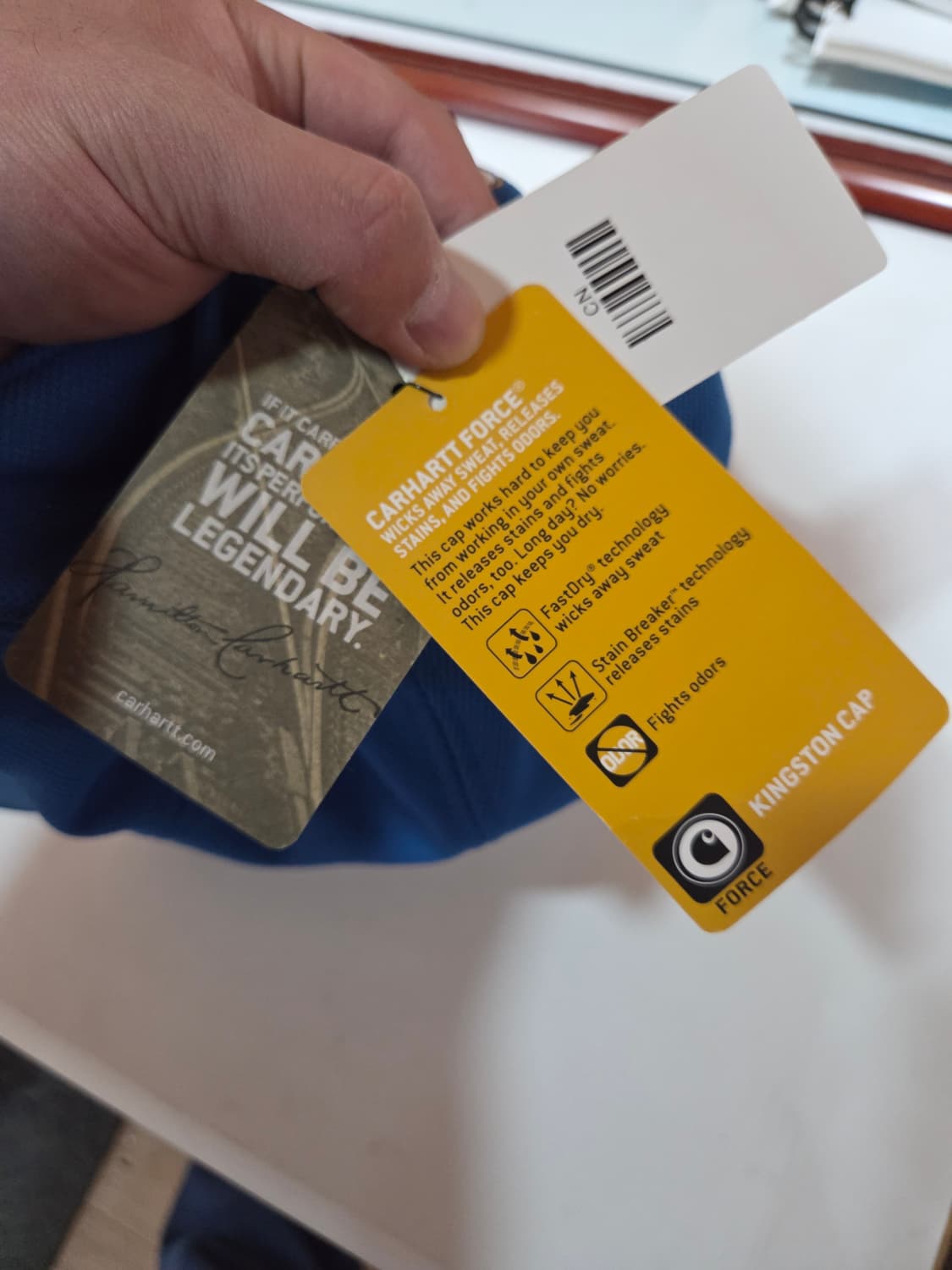칼하트 모자 킹스톤 캡 블루/그레이 M/L 새상품 2개일괄 상품이미지5