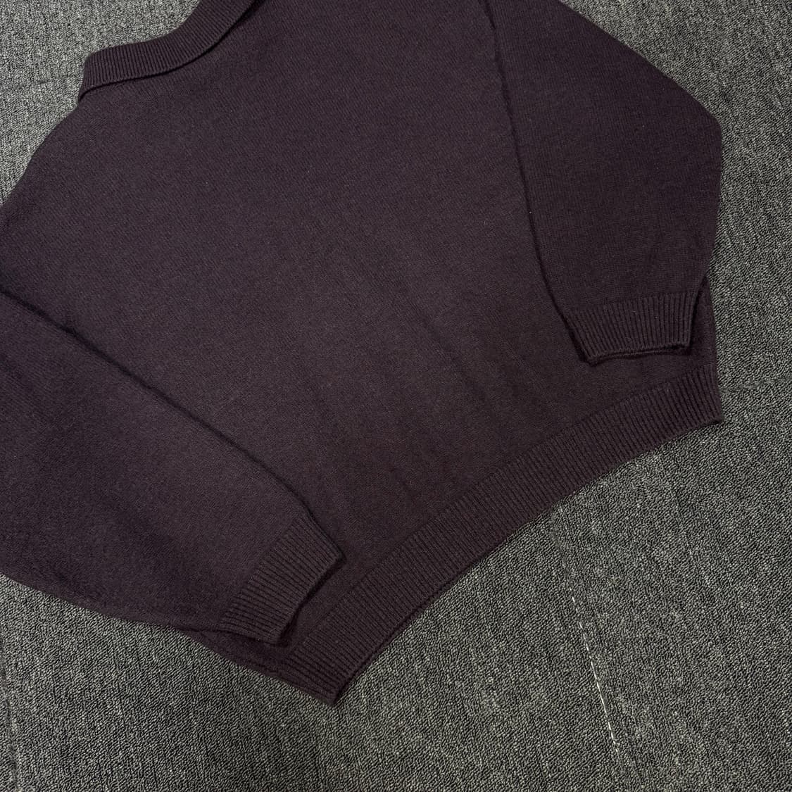 Coor 22년 탑필 카라 퍼플 가디건 상품이미지7