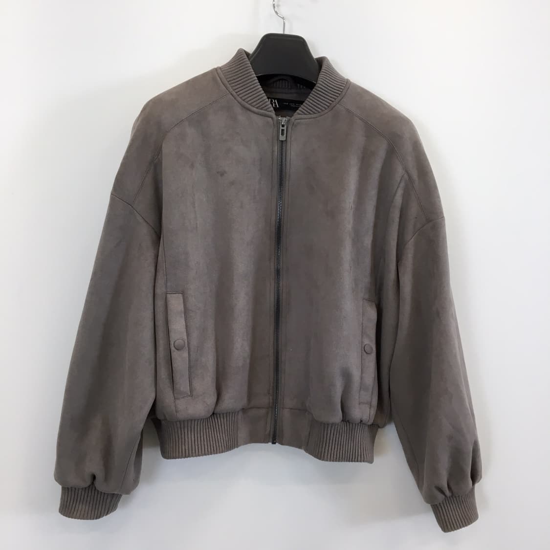 자라 페이크퍼 가먼트 오버 블루종점퍼 M 상품이미지1