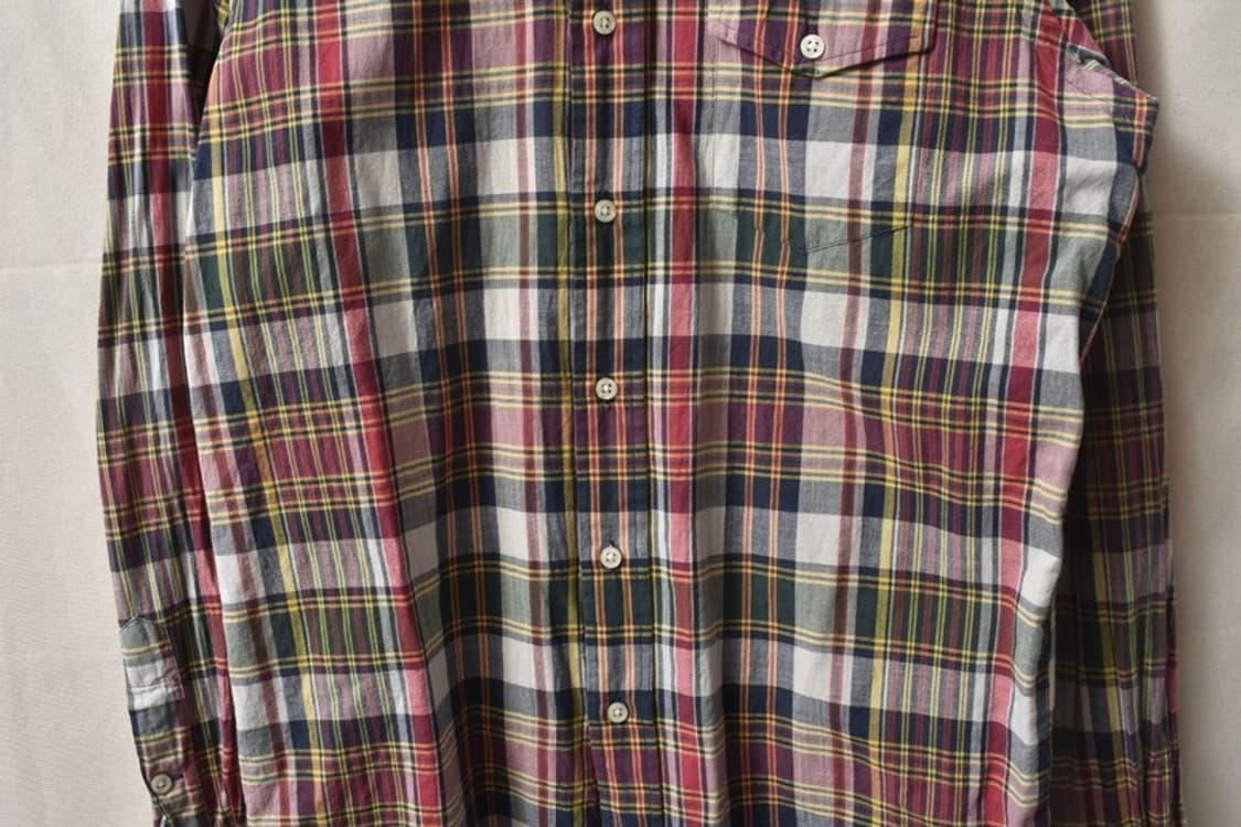 폴로 랄프로렌 마드라스 체크 셔츠 M M0178 상품이미지4