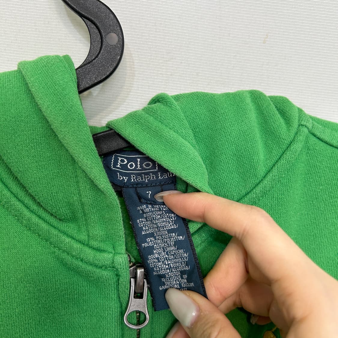 폴로 랄프로렌 키즈 후드 집업 7세 상품이미지2