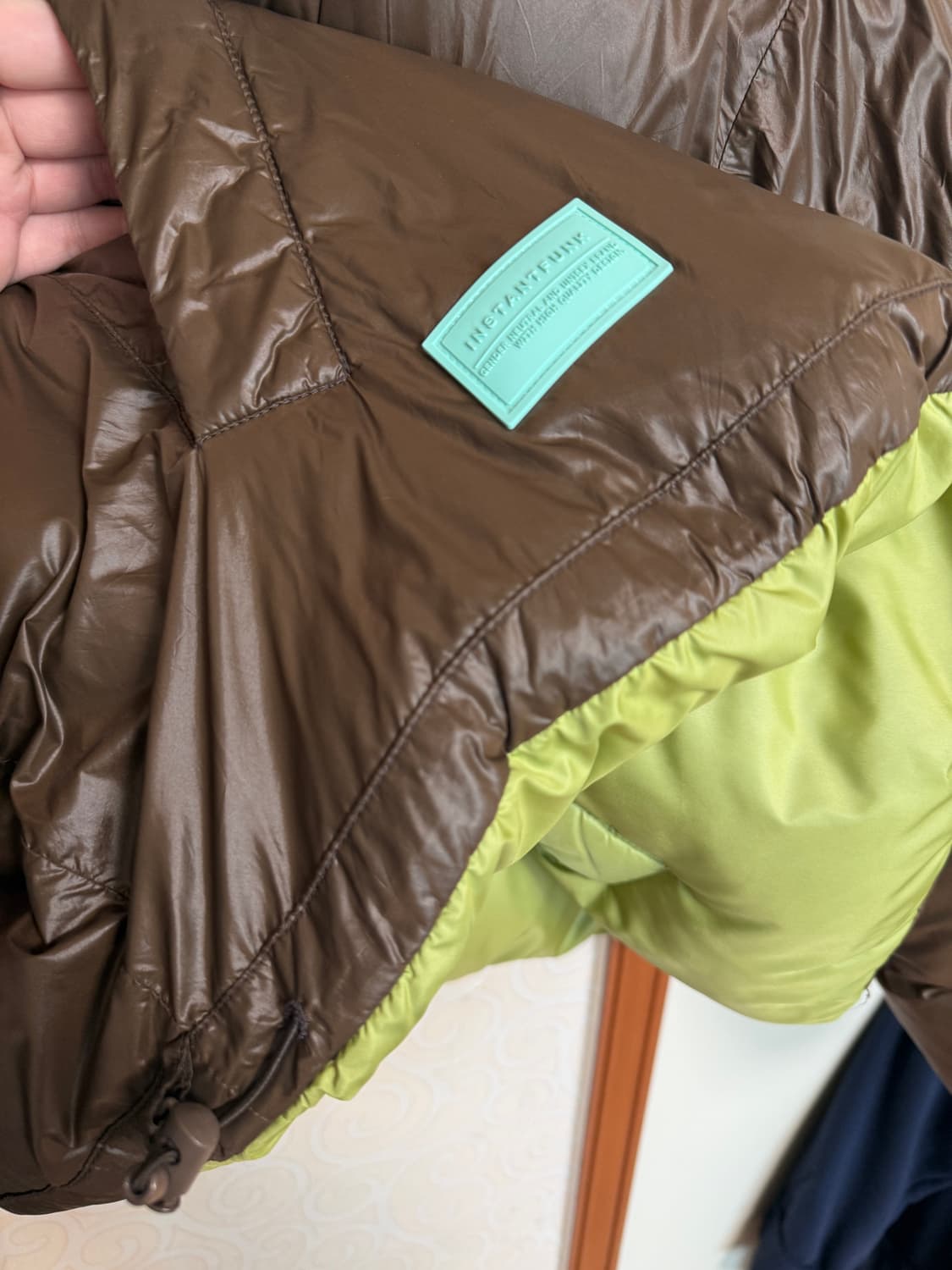 인스턴트펑크 리버시블 구스 다운 M 상품이미지5