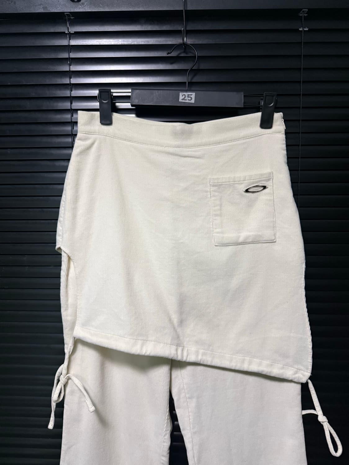 노이아고 골덴 코듀로이 아이보리 치마 스커트 레이어드 스웻 부츠컷 26 상품이미지4