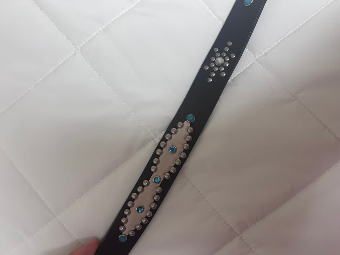 레이브 스터드 벨트 브라운벨트 보헤미안 상품이미지5