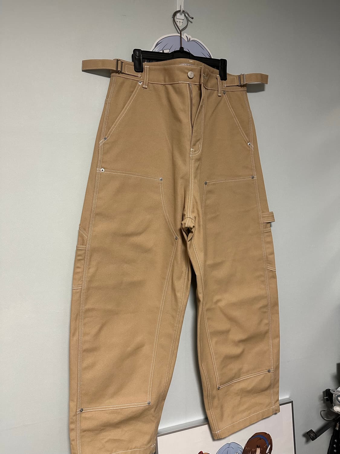 2) 그레일즈 x 코인서울 카펜터 팬츠 베이지 상품이미지5
