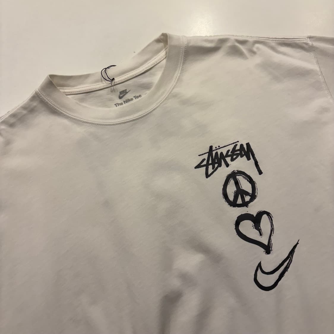 [XL] 스투시 X 나이키 콜라보 반팔 티셔츠 D832 상품이미지3