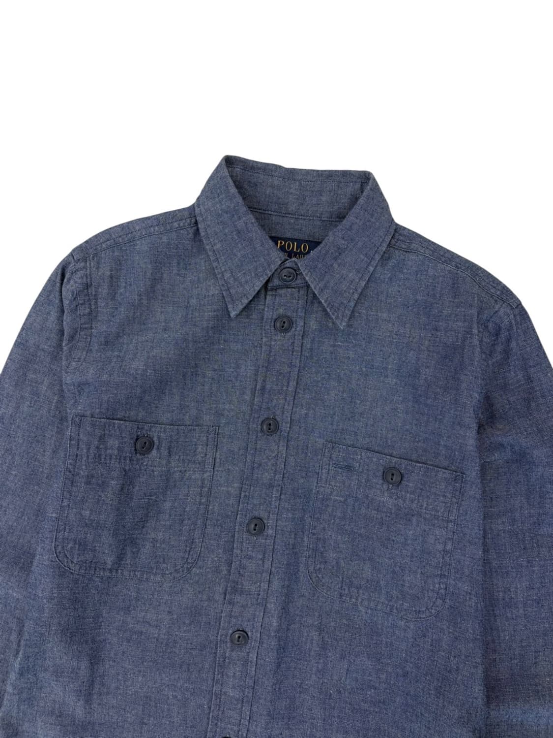 폴로 데님 샴브레이 셔츠 (여성S) 상품이미지2