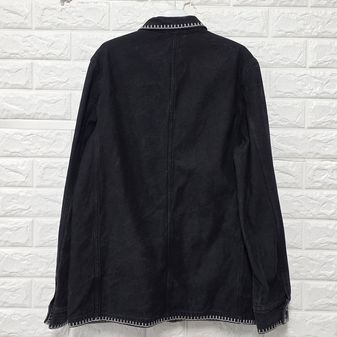 택포) 오피신제네랄 블랙 데님 자켓 M 상품이미지4