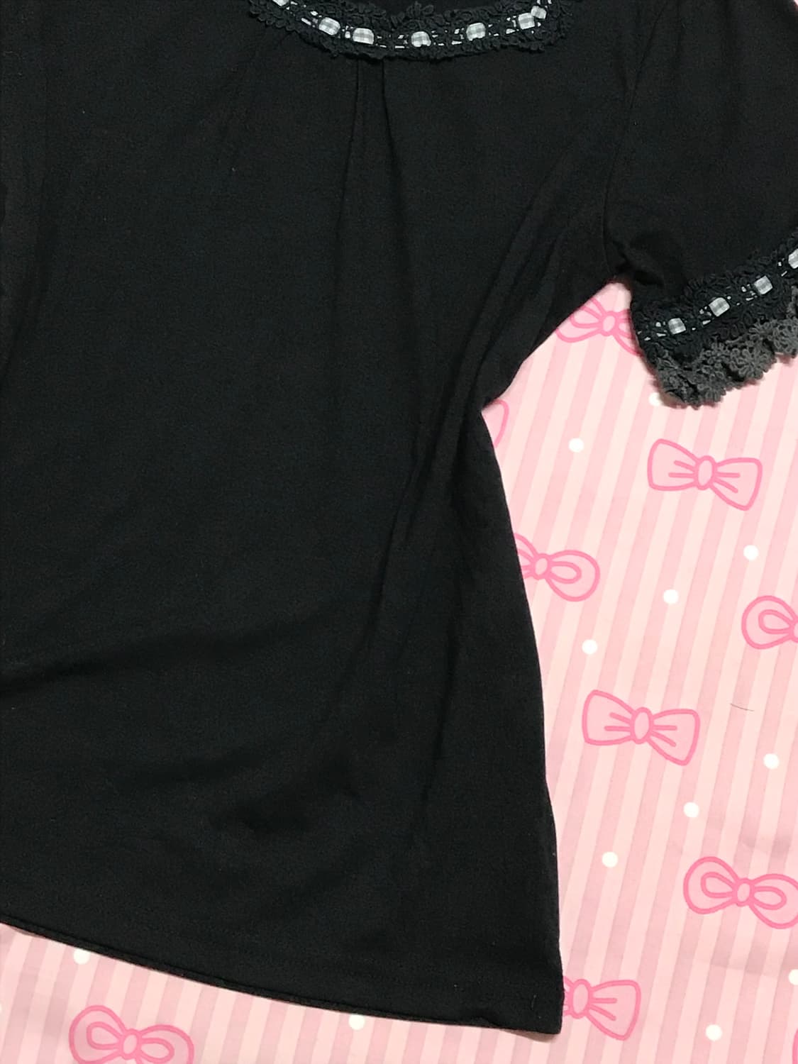 Axes femme 블랙 레이스 t 상품이미지4