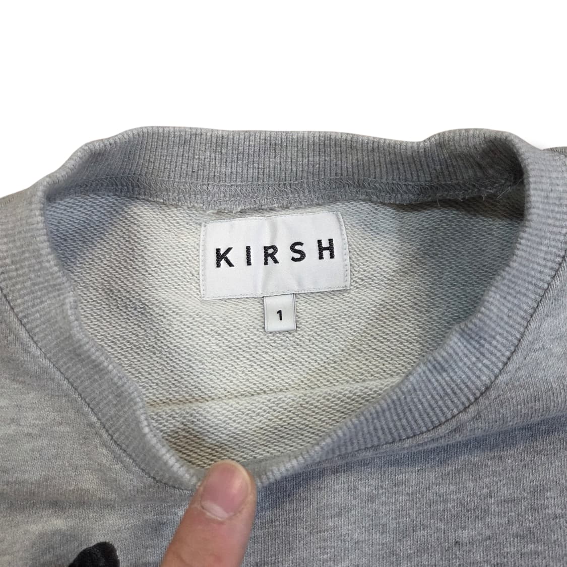 키르시 빈티지 맨투맨 그레이 상품이미지5