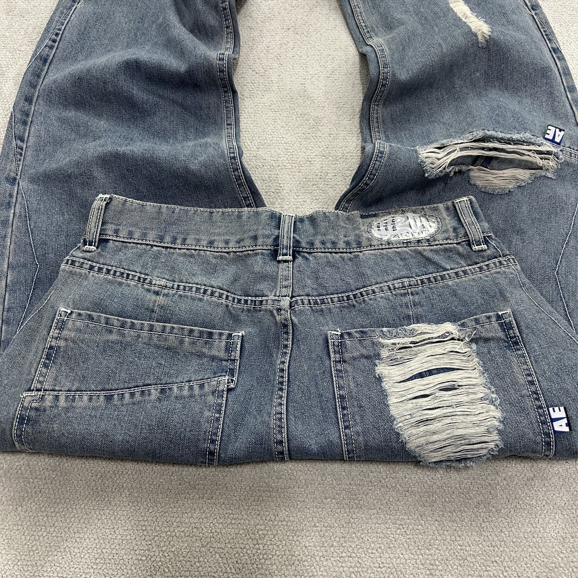 아더에러 데님 메스 커팅진 청바지 31 상품이미지4