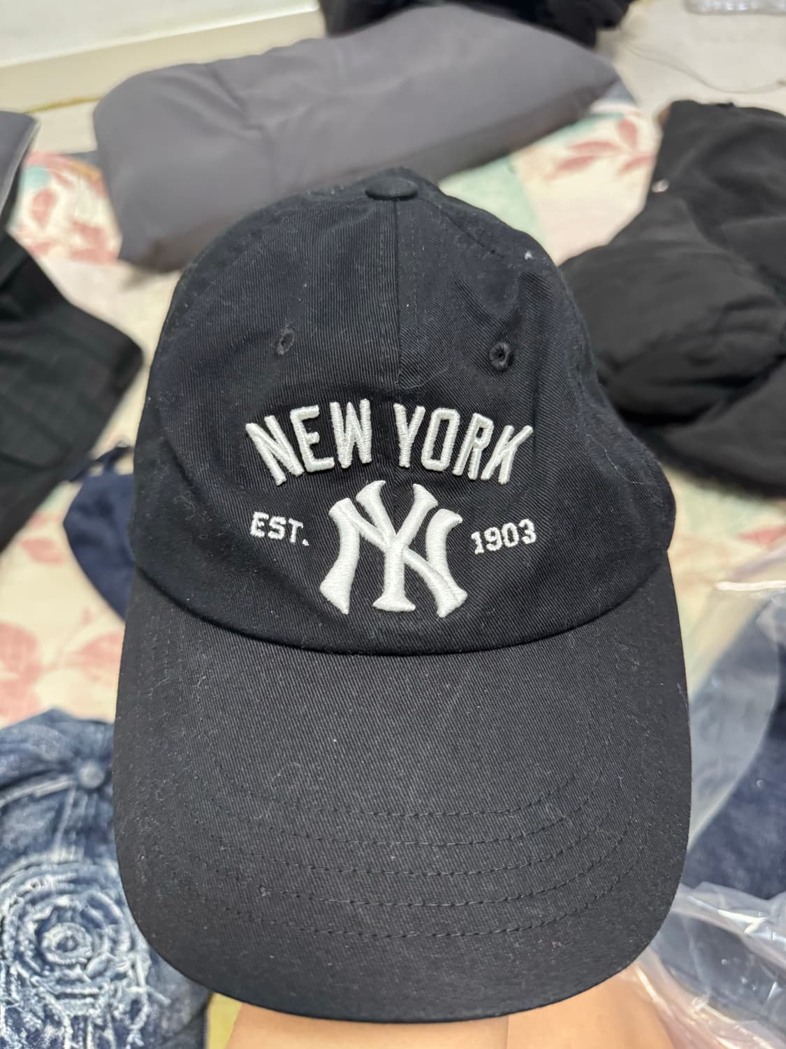 MLB 빈티지 뉴욕 양키스 볼캡 블랙 상품이미지2