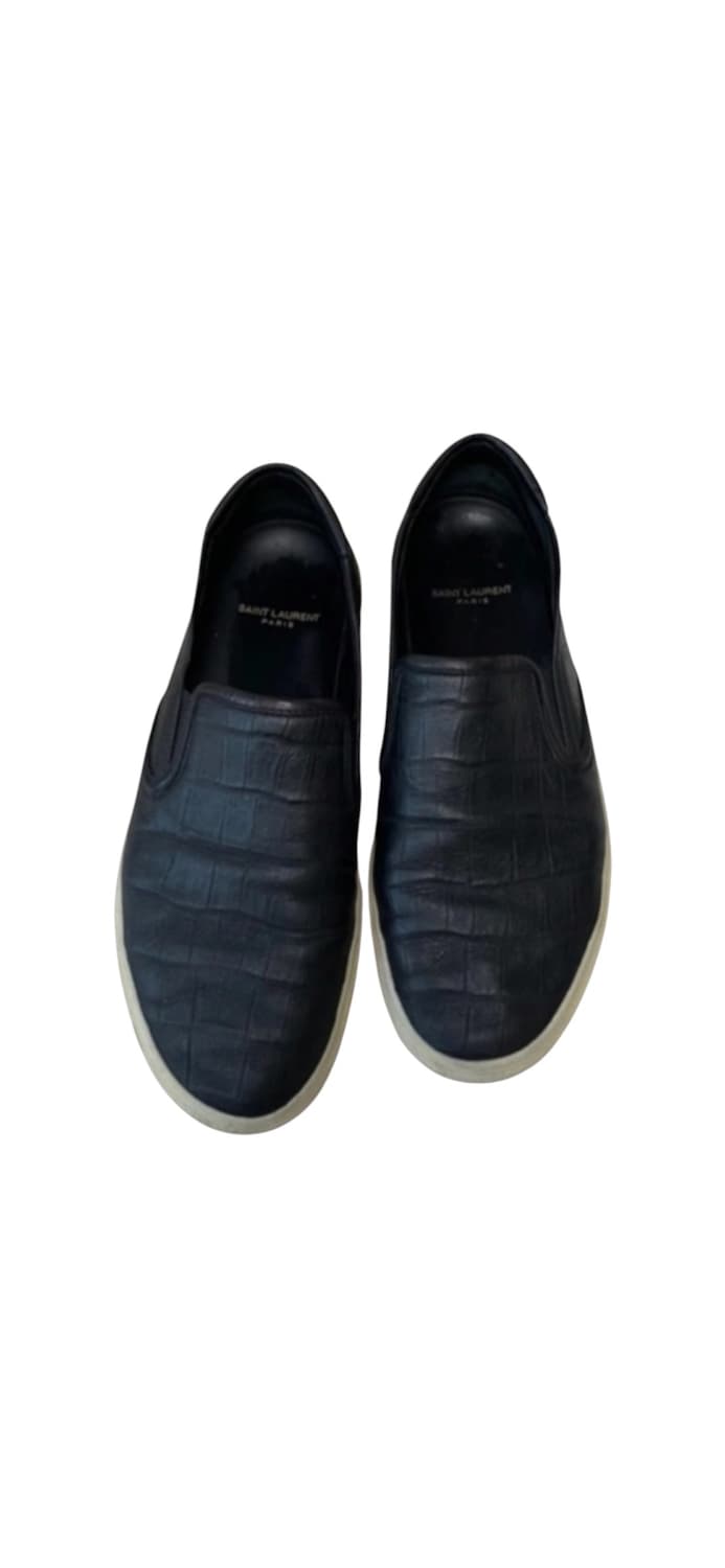 Saint Laurent Crocodile Leather Slip Ons 상품이미지1