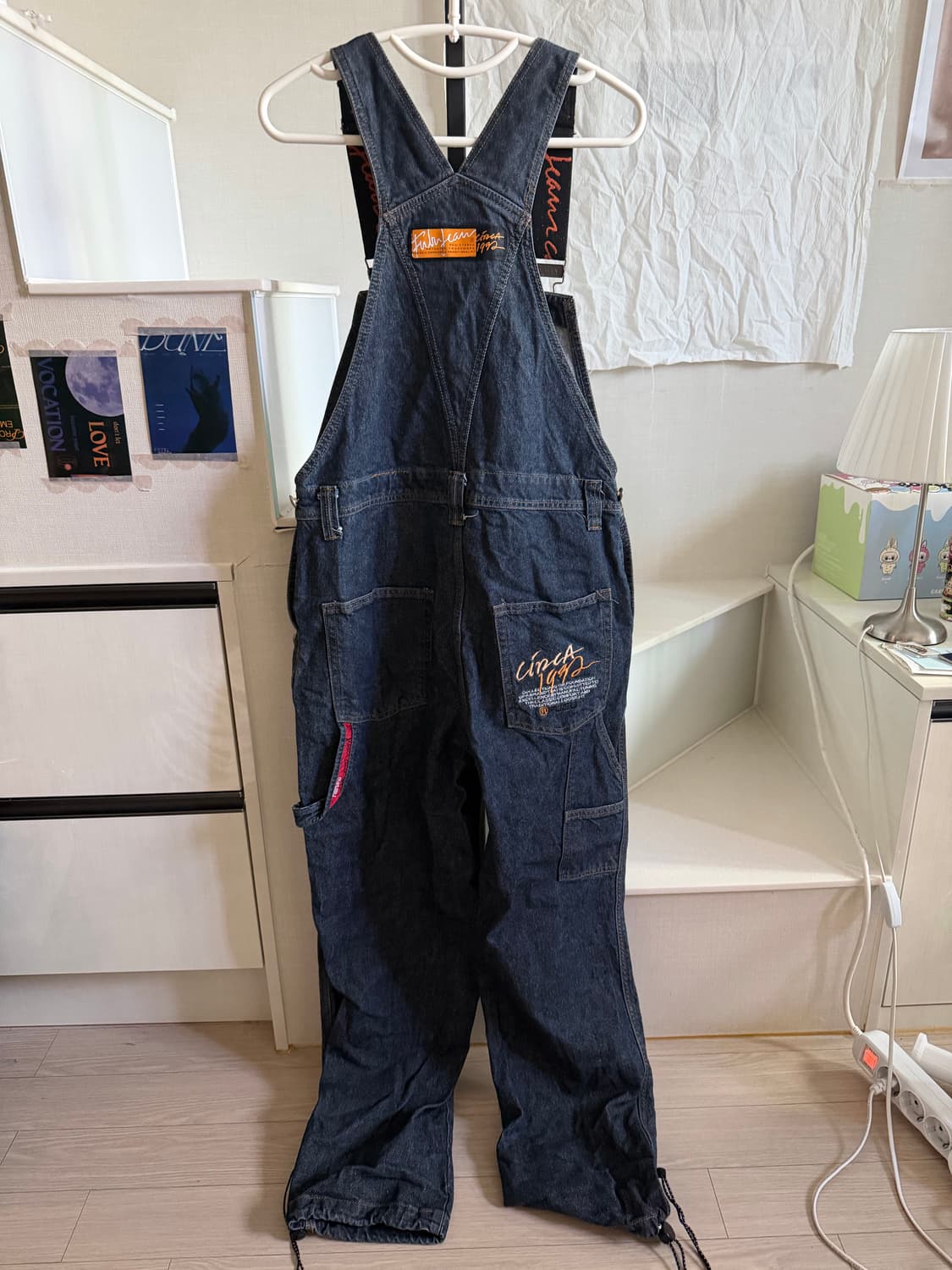 Fubu 오버롤 멜빵 데님 바지 상품이미지4