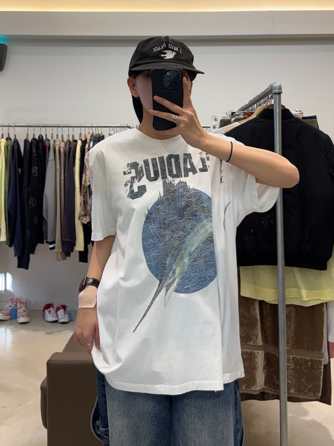 메종 마르지엘라 17SS 글라디우스 피쉬 워시드 반팔 상품이미지6