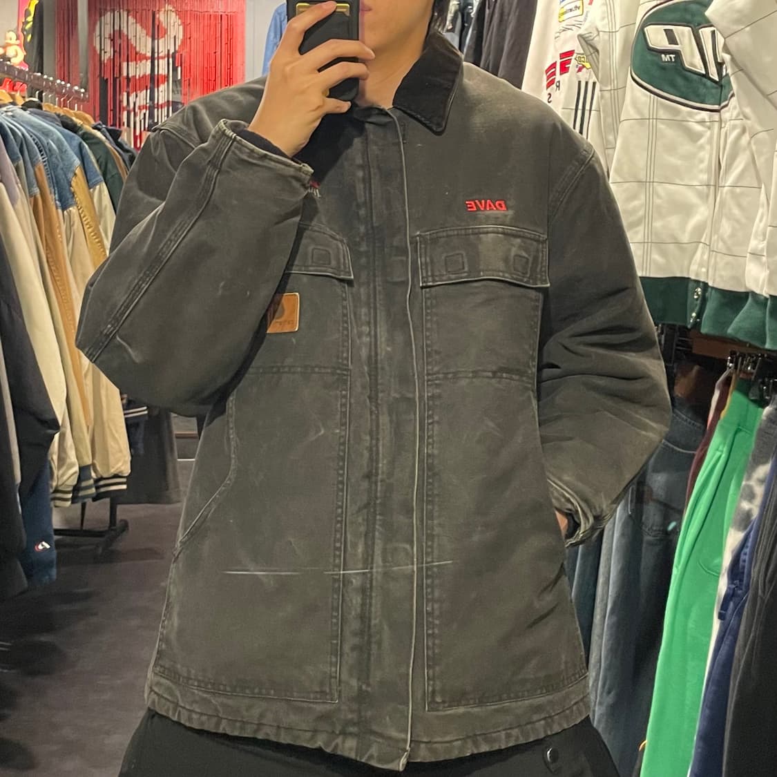 Carhartt 칼하트 차콜 워크자켓 상품이미지9
