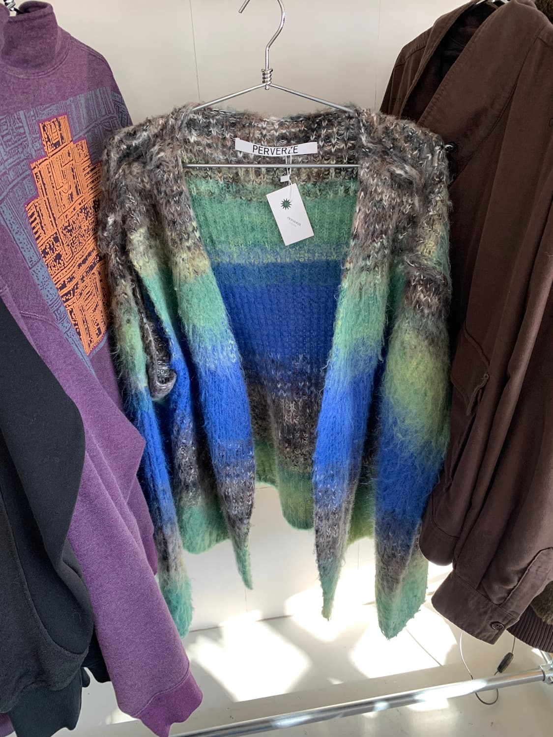 Perverze 퍼버즈 니트 알파카 가디건 상품이미지2