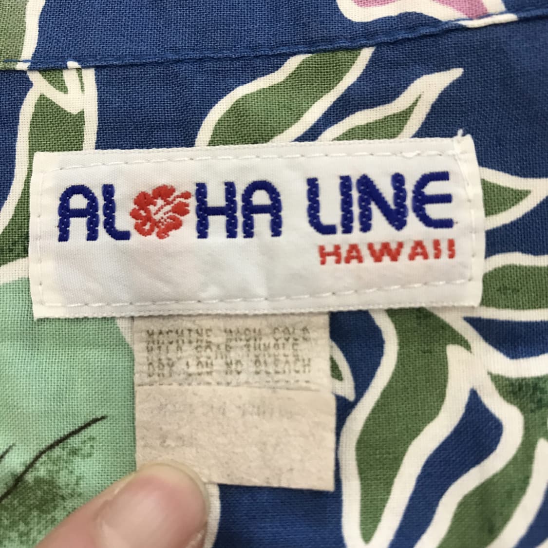 80s ALOHA LINE 하와이안 셔츠 [110] 상품이미지4
