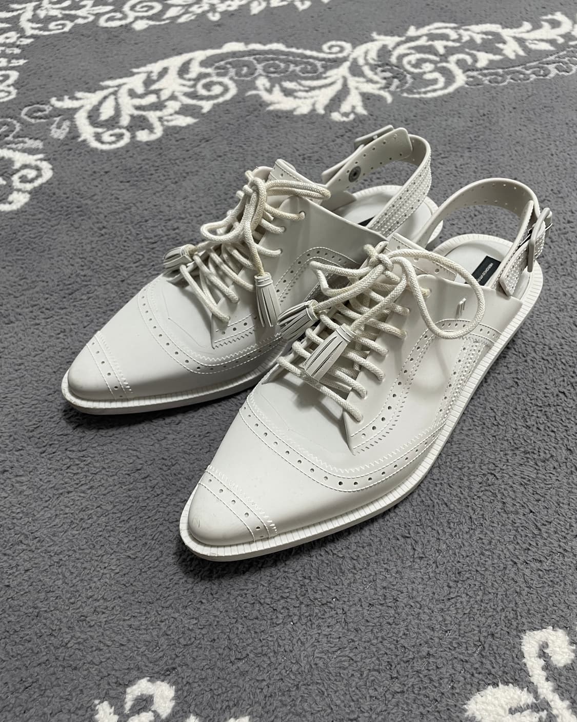 Melissa X Herchcovitch 러버 웨스턴 컷아웃 로퍼 샌들 상품이미지1