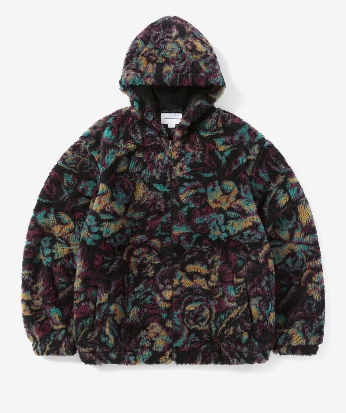 Floral Faux Fur Jacket Multi 상품이미지1