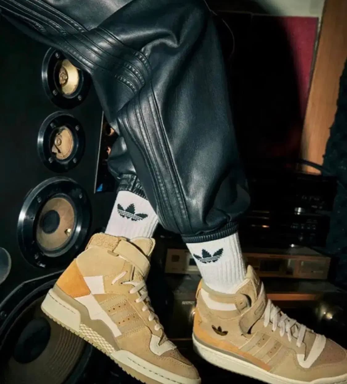 미착용 원가22 아디다스 플레더 세트 반크롭 하이넥  조거팬츠세트 여ml 상품이미지3