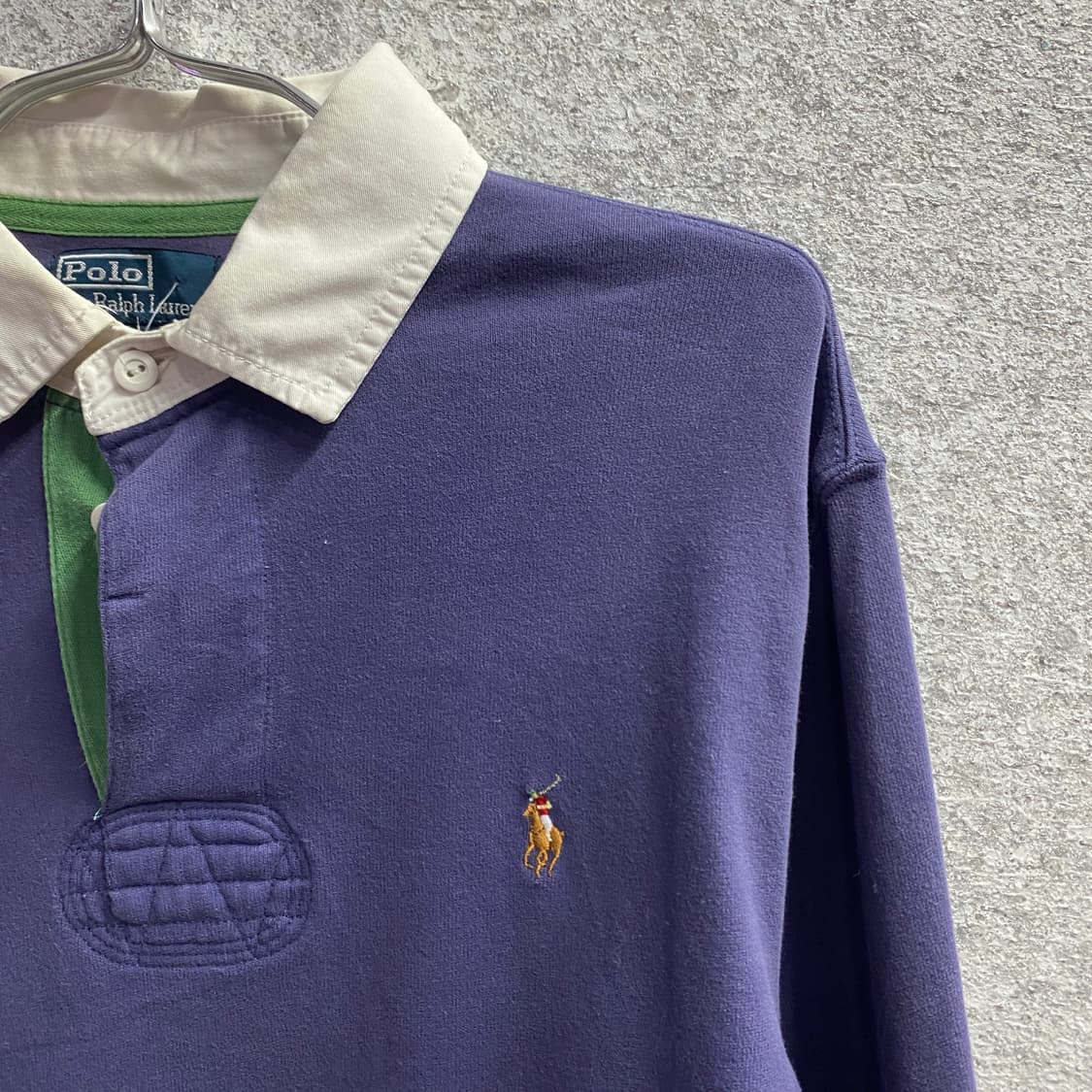 폴로랄프로렌 포니로고 바이올렛 럭비티셔츠 B3993 상품이미지3
