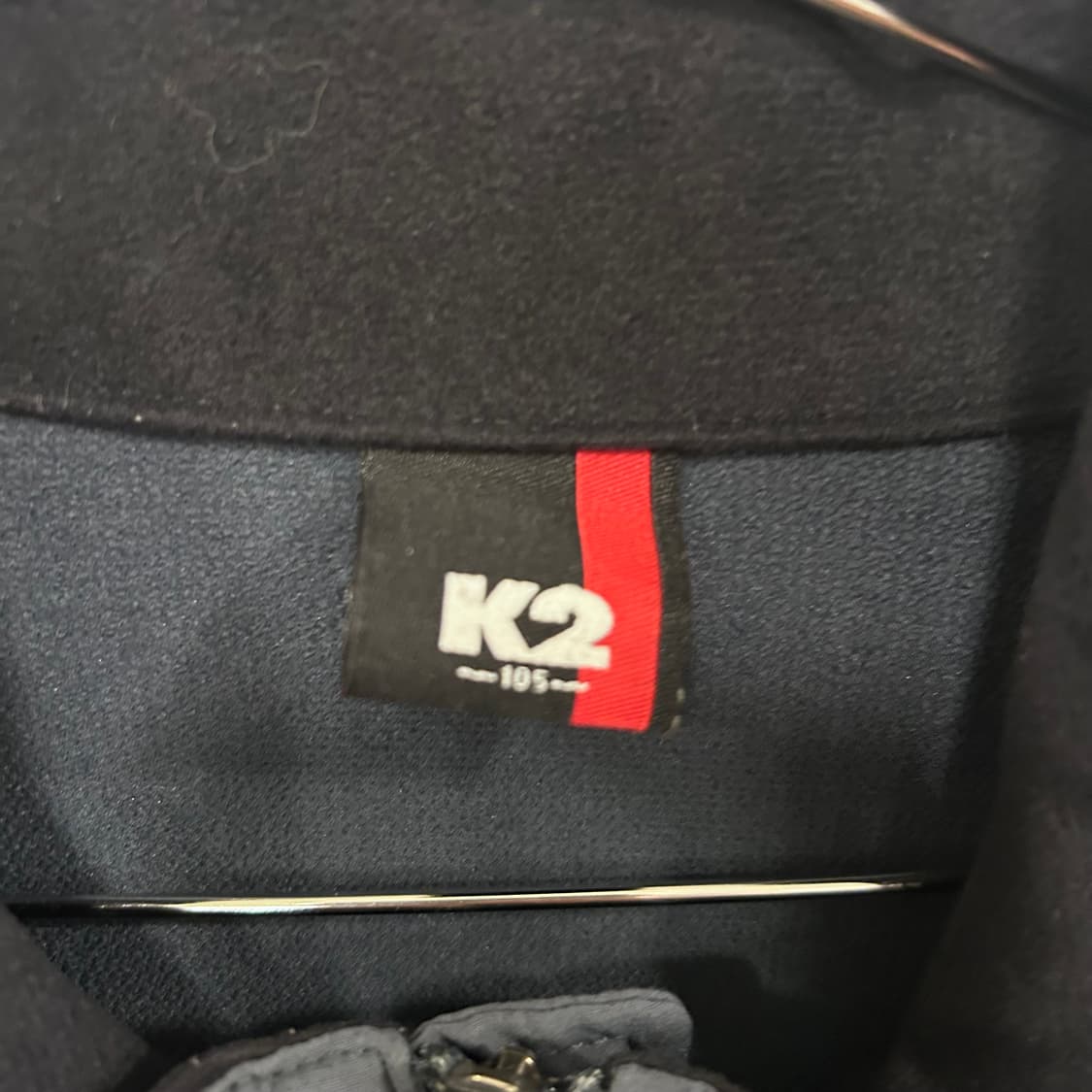 K2 스판덱스 하이넥 패치 바람막이 자켓 상품이미지3