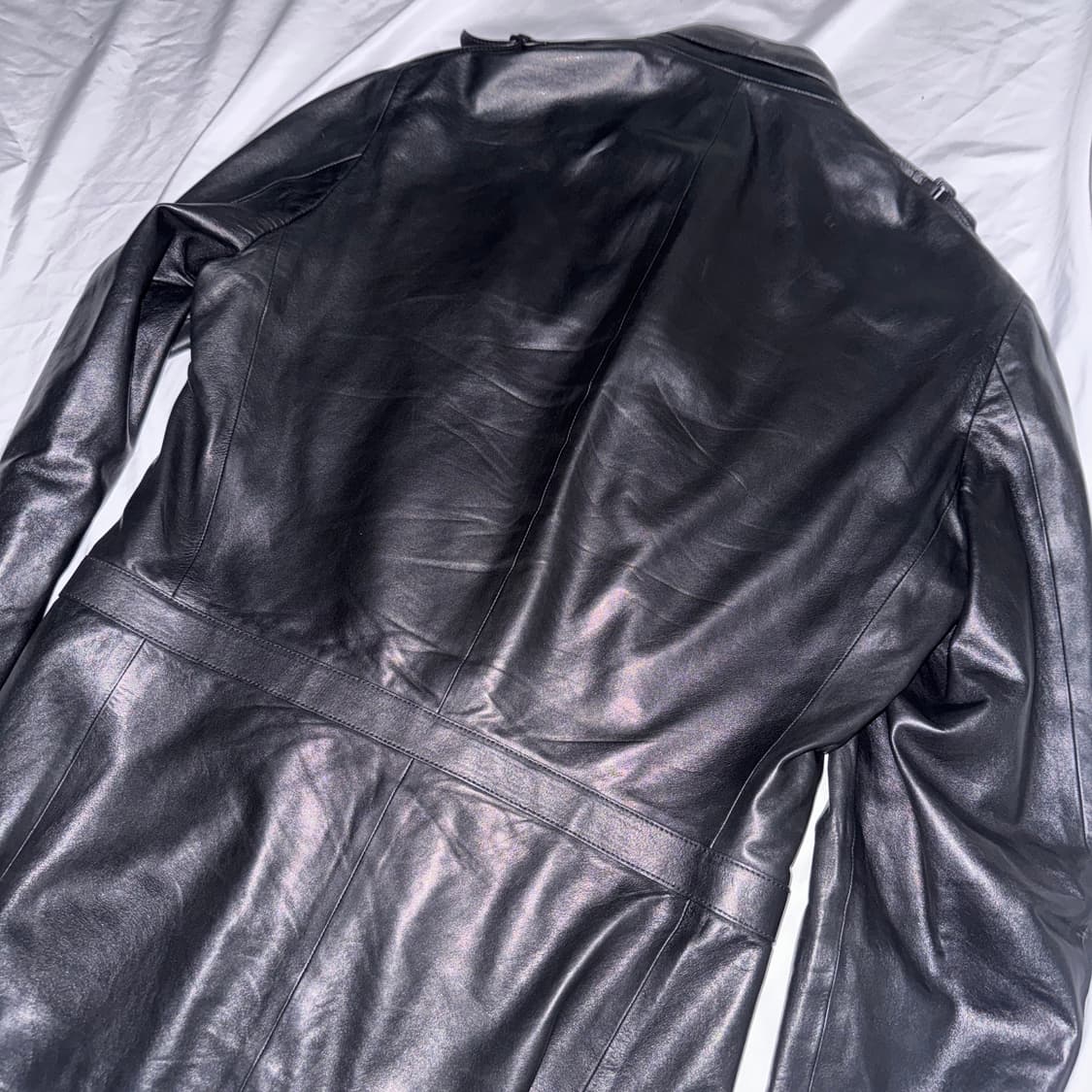 보테가 베네타 레더 필드 자켓 상품이미지5