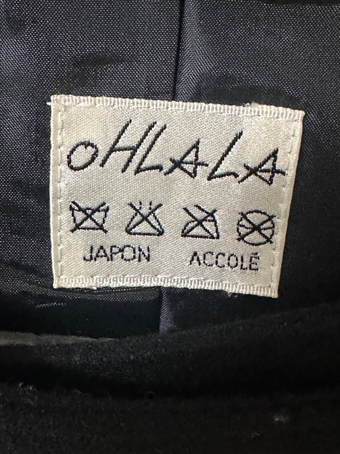 빈티지 블랙 베스트 조끼 ohlala japan vintage 상품이미지4