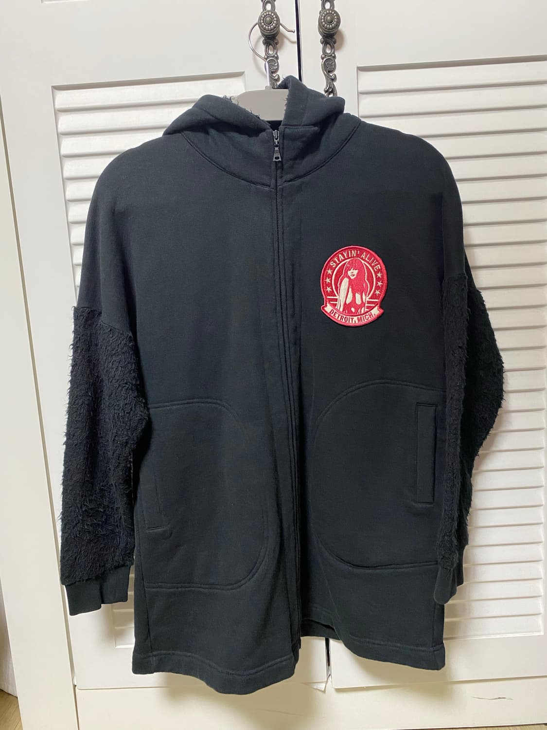 히스테릭 글래머 패치 후드 집업 상품이미지1