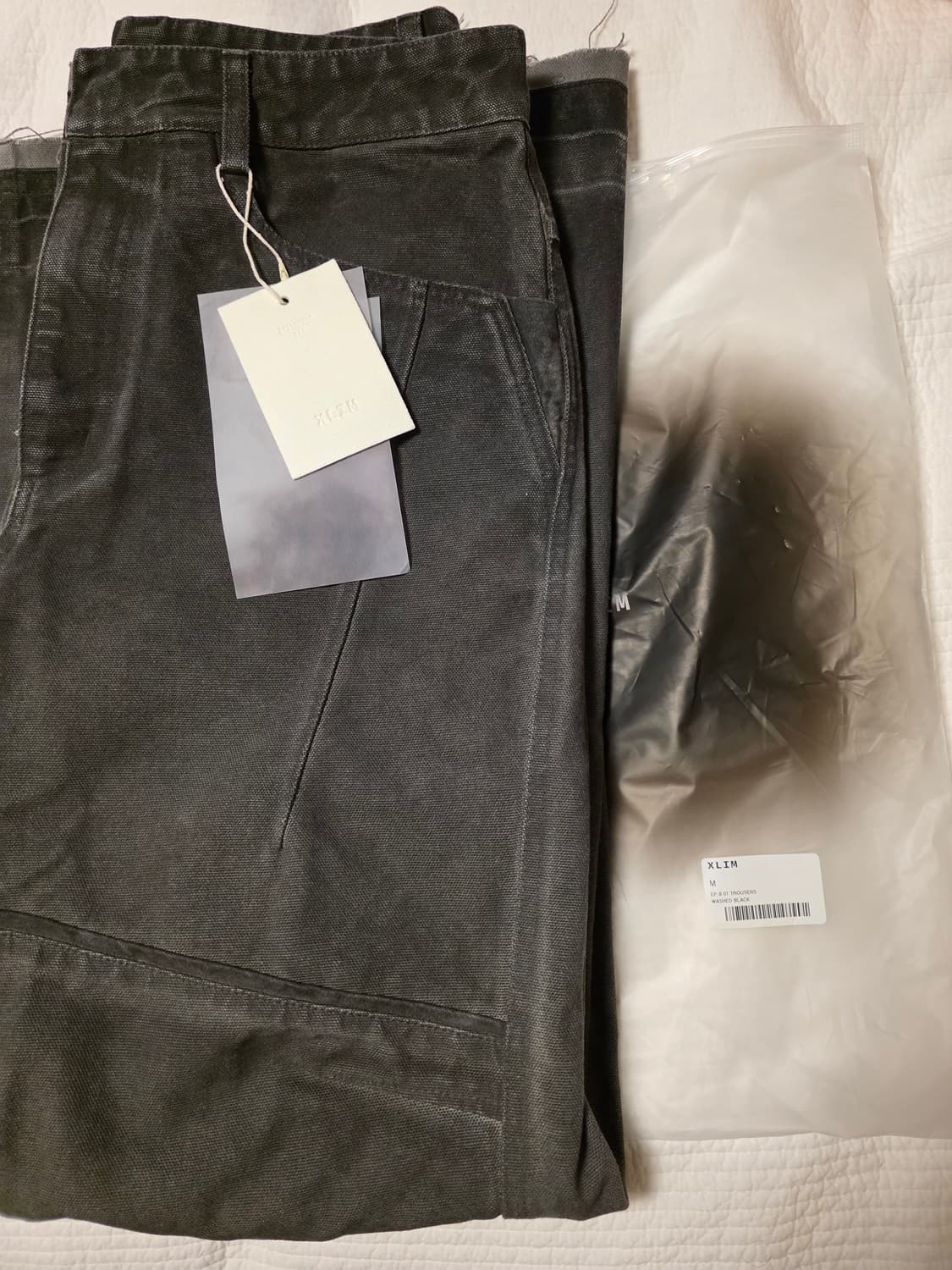 엑슬림 xlim ep.8 01 트라우저 블랙 M 상품이미지3