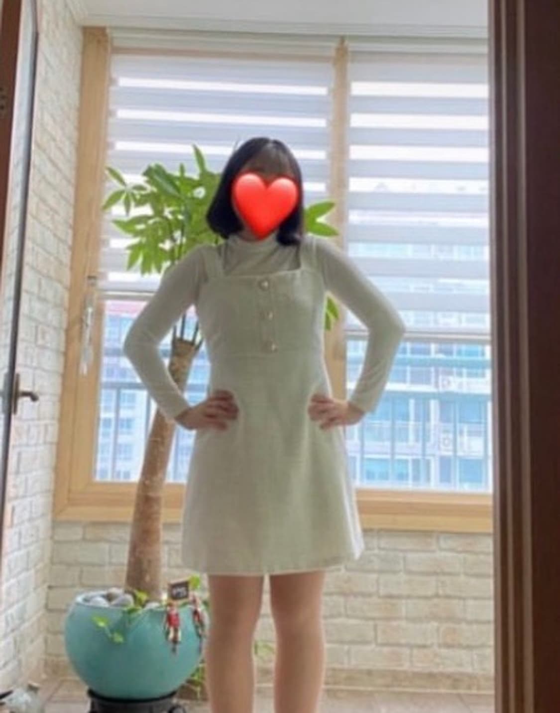 아이보리 트위드 원피스 상품이미지4