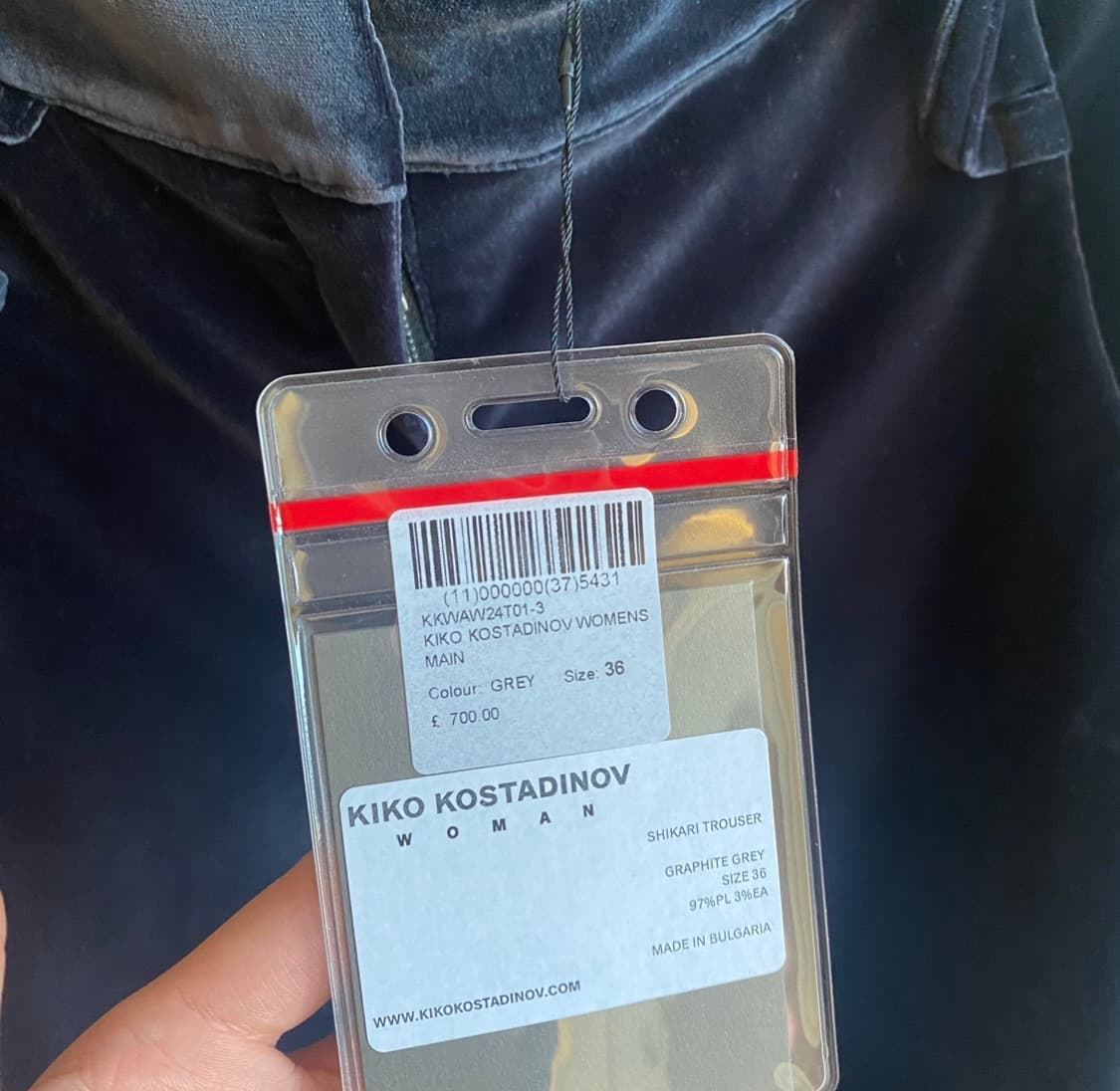 Kiko Kostadinov 키코 코스타디노브 시카리 트라우저 상품이미지8