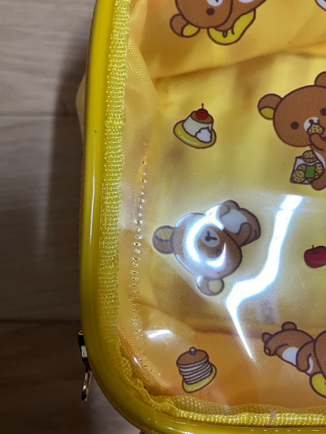 CU 씨유 빼빼로 콜라보 리락쿠마 투명 PVC 파우치 상품이미지2