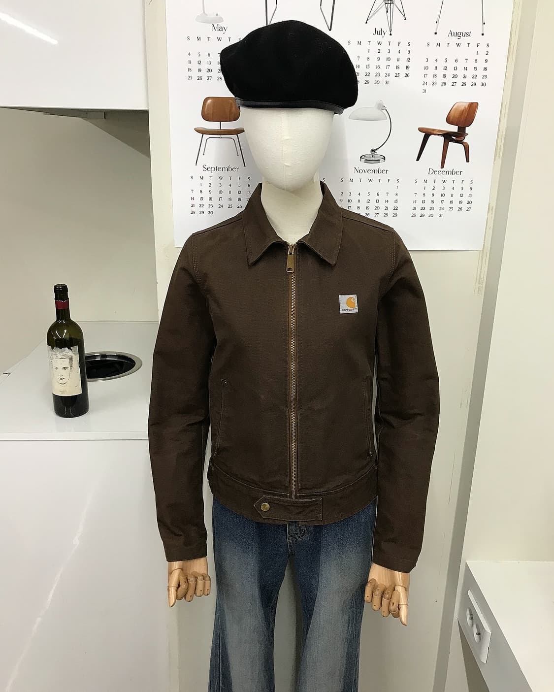 칼하트 브라운 디트로이트 자켓 상품이미지7