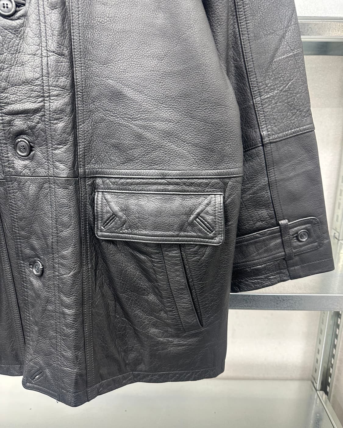 (XL)소가죽 사파리 자켓-M1960 상품이미지3