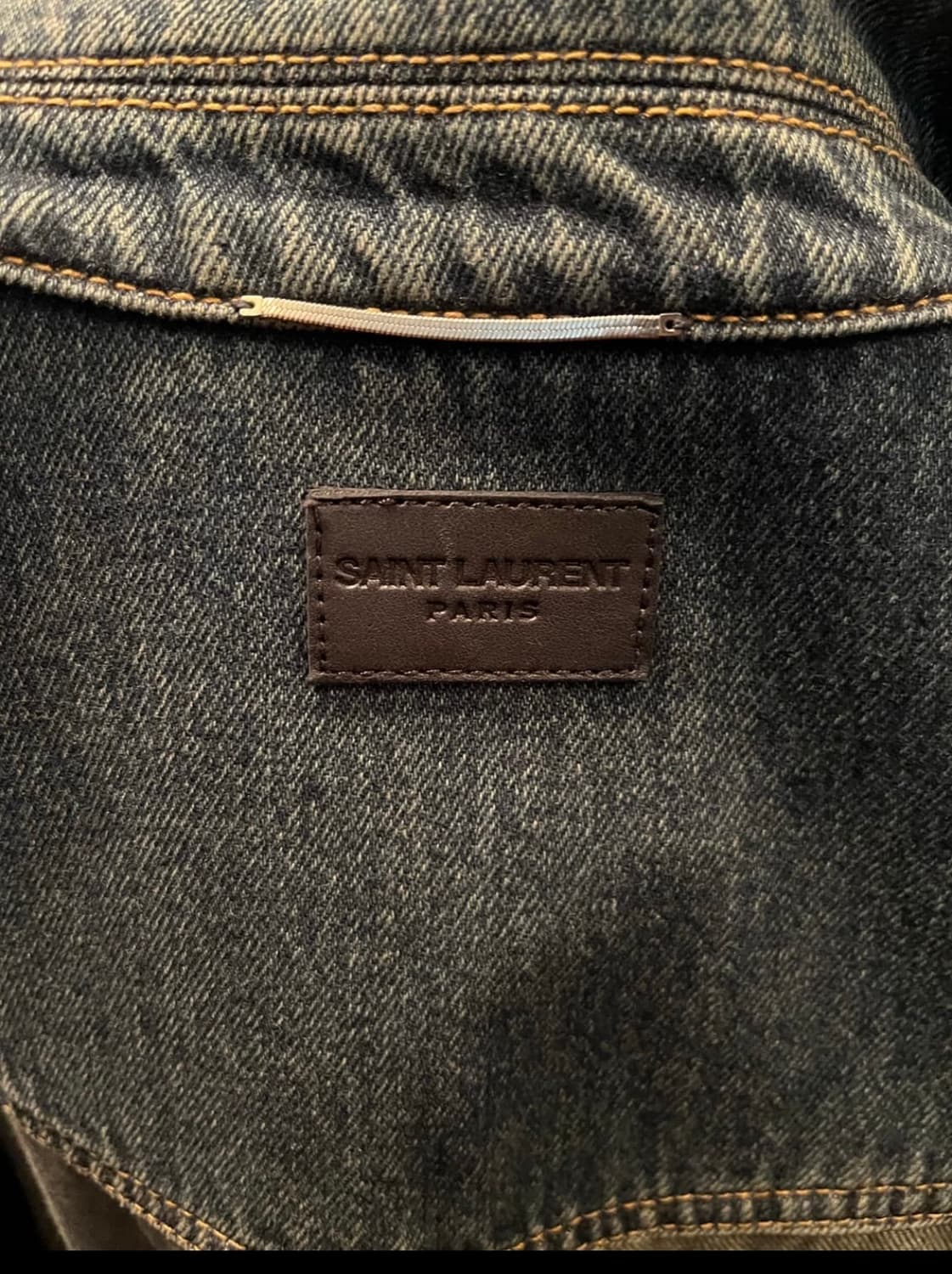 생로랑 에디 퍼머넌트 데님 트러커 자켓 상품이미지7