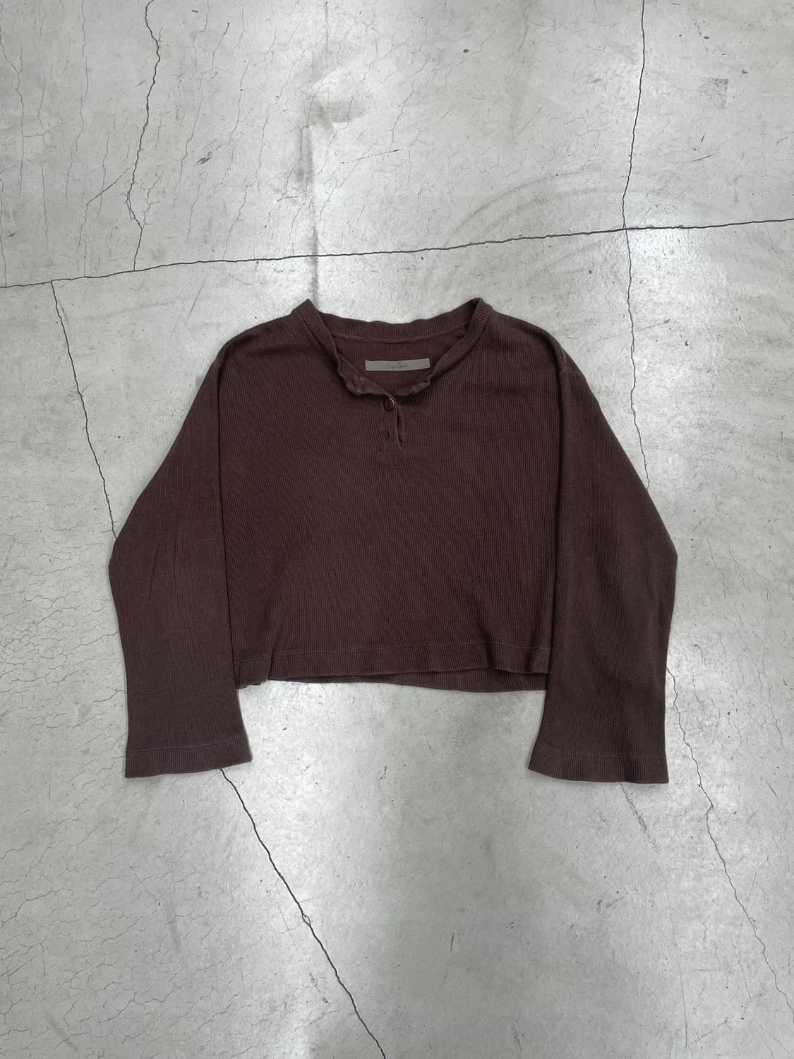 Enza Costa waffle Longsleeve 상품이미지1
