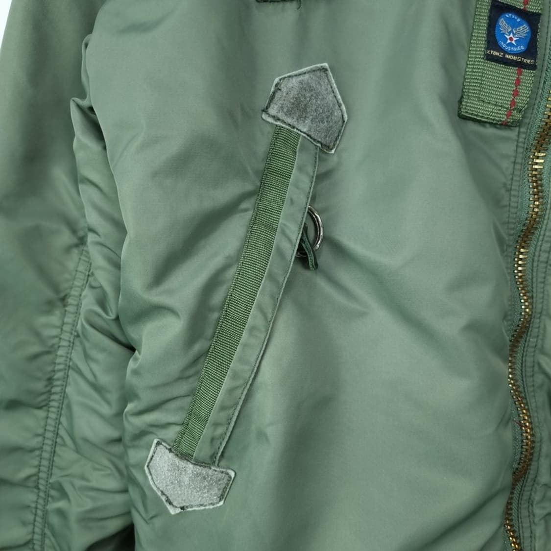 [엑스톤즈] 밀리터리 멀티 패치 카라 퍼 MA-1 봄버 자켓 M15839 상품이미지8