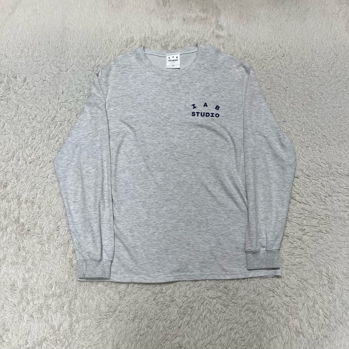 IAB Studio Melange Grey Sweatshirt (오염)  상품이미지4