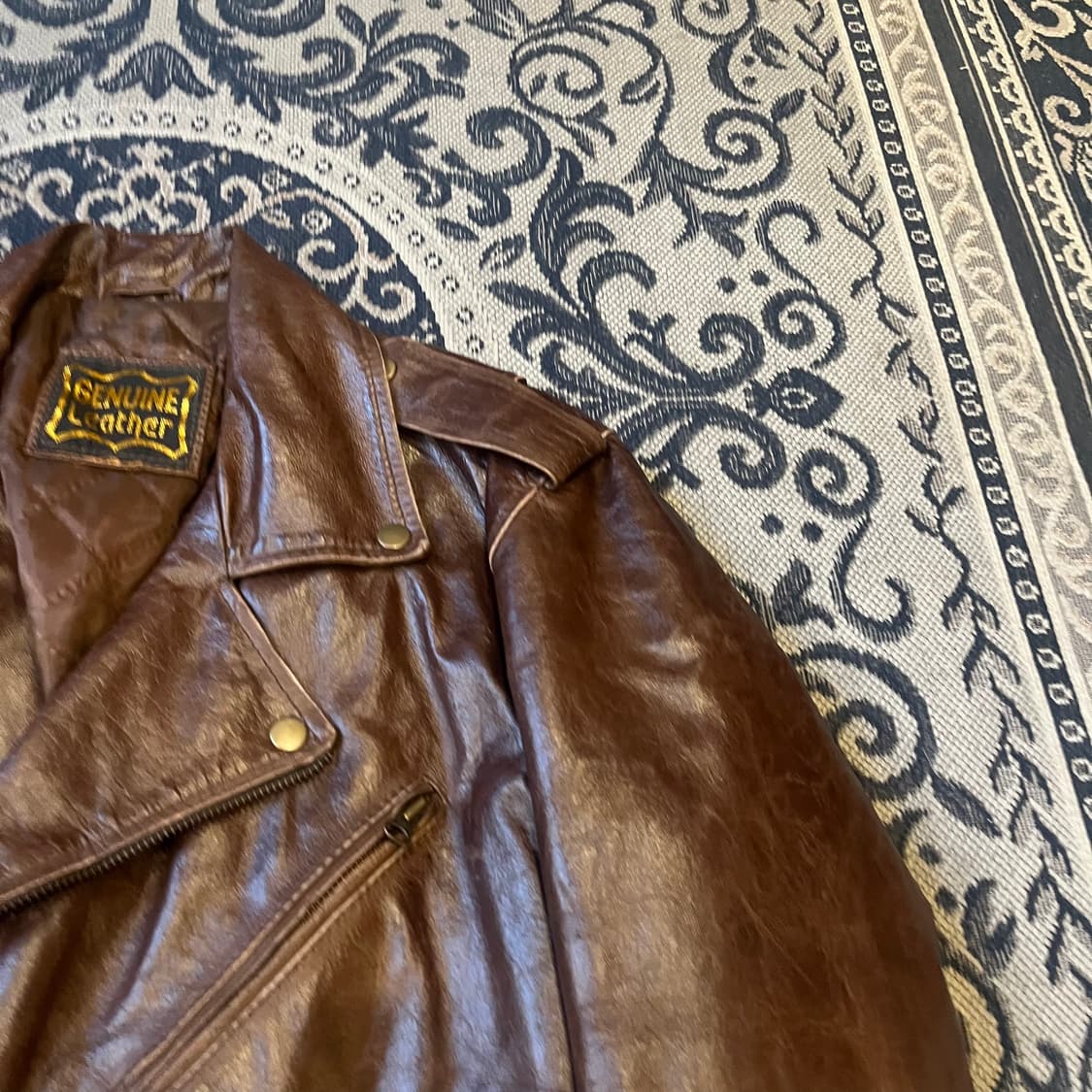 Genuine Leather Jacket/W2205 상품이미지2