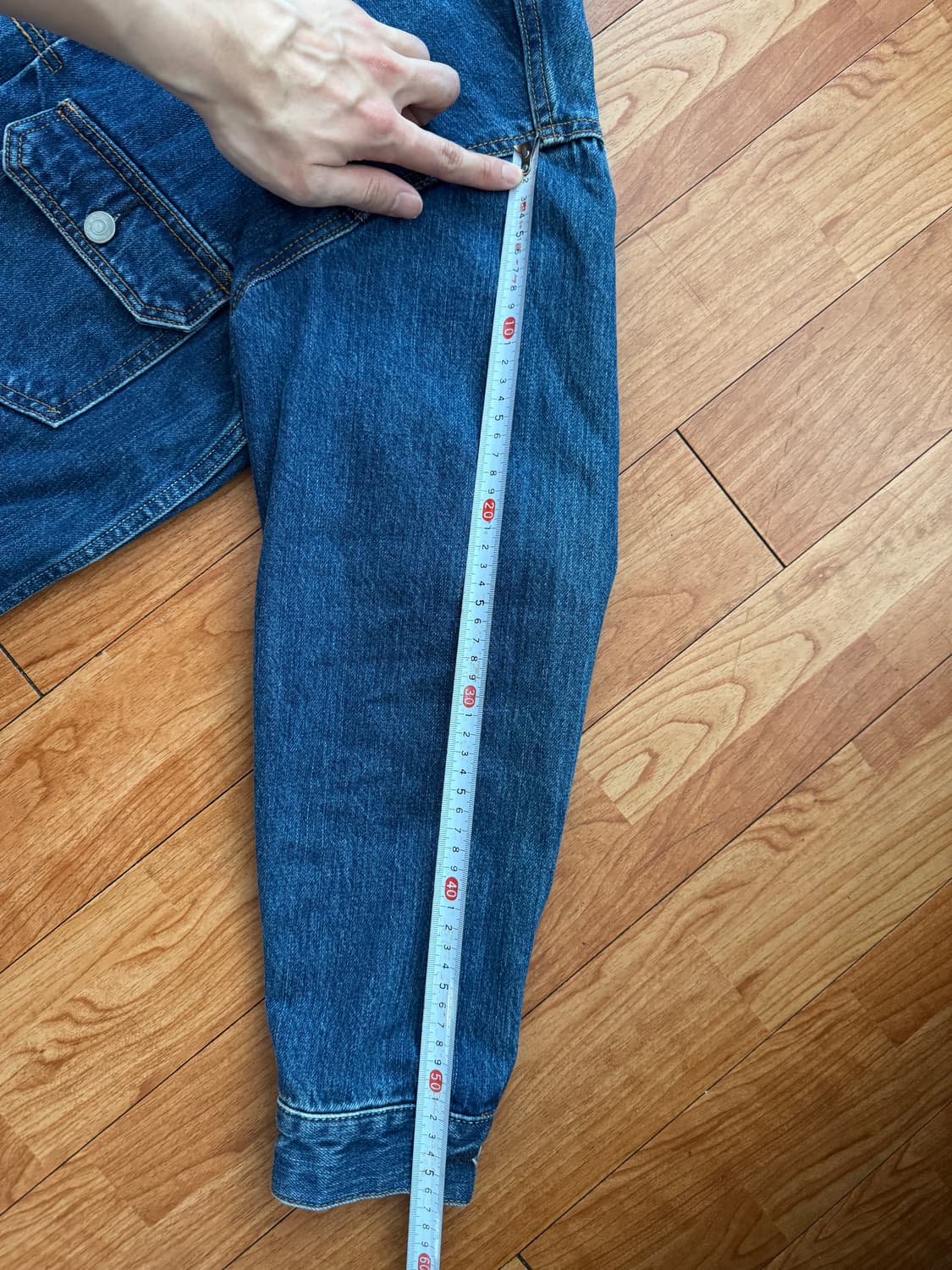 카키스 데님 자켓 미디움 다크블루 상품이미지9