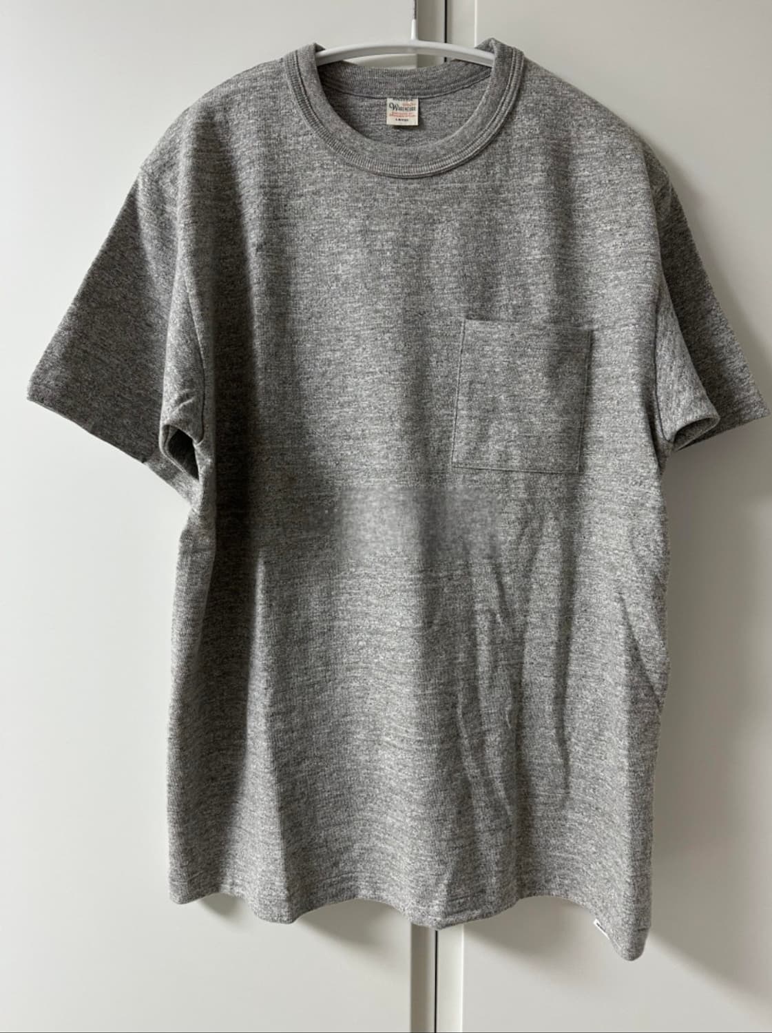 [2XL] 웨어하우스 4601  천축 포켓티셔츠 그레이 상품이미지1
