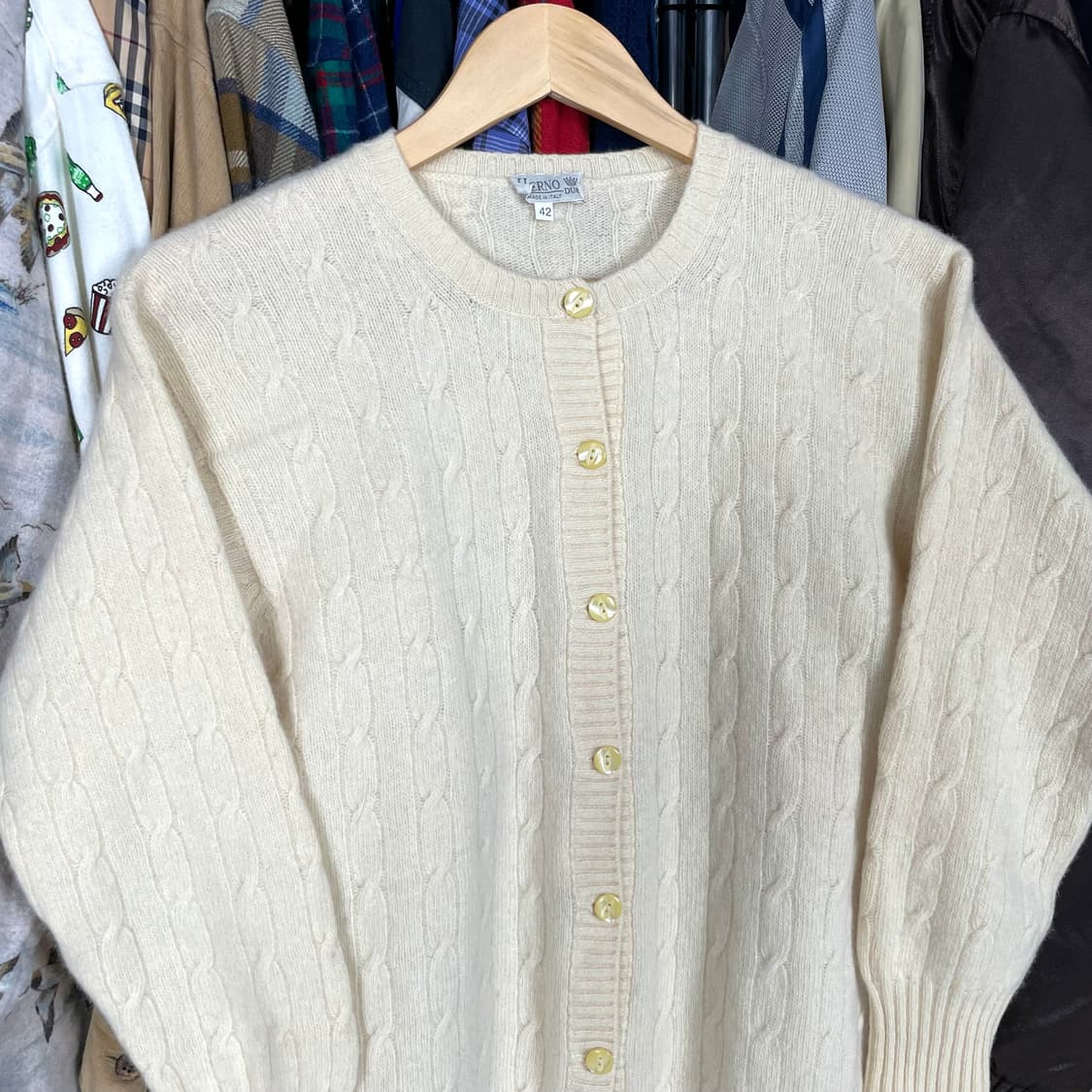 Herno 에르노 Italy 꽈배기 가디건 상품이미지2