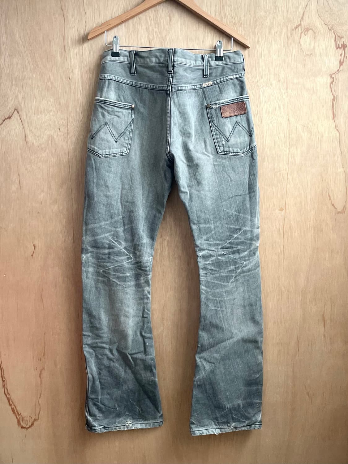 AKM X WRANGLER 패치워크 바나나 데님 팬츠 상품이미지4