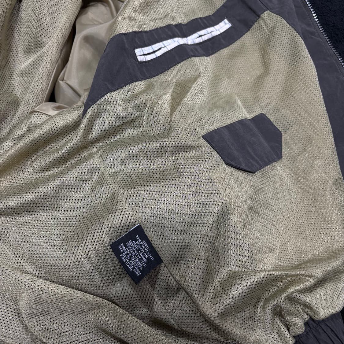 2XL 런던포그 다크그레이 워싱 블루종 스윙탑자켓 상품이미지5